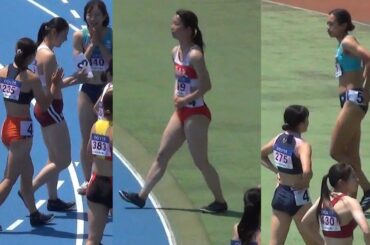 林・伊藤・高橋 準決勝 女子100mH 日本学生個人陸上2024