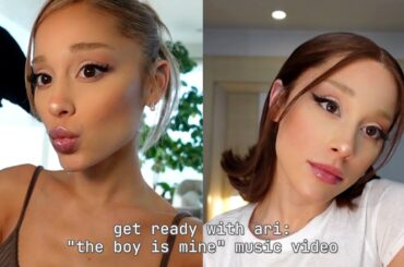 get ready with ariana grande: “the boy is mine” music video | r.e.m.beauty