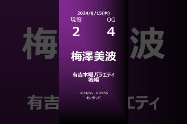 【明日の乃木坂】地方局他 2024/08/15 #shorts #乃木坂46 【番組出演】