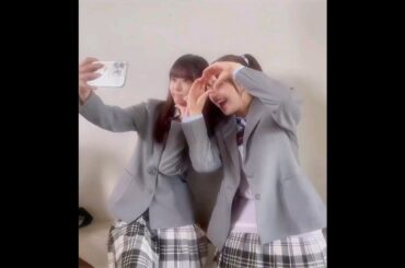 JK感アリアリの､岩本蓮加💕と森日菜美💕｡…＃岩本蓮加＃森日菜美＃乃木坂46＃shorts