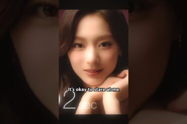 TWICE TZUYU ツウィ 6 second to fall in love with me💓 | TZUYU X Visée (ヴィセ)
