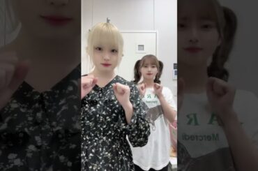 HKT48 荒巻美咲 山内祐奈 これやってみたかった #しかのこのこのここしたんたん #アイドル