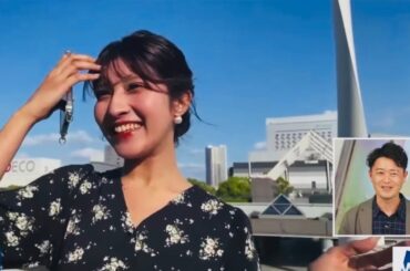 【川畑玲】初中継でグダり気味のゆいこちゃんを暖かく見守るバタ様【ウェザーニュースlive】