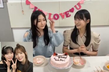 村井優 谷口愛季 食リポ決めセリフと、先輩や同期にお祝いしてもらい幸せなそうなゆうちゃん♪