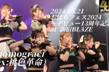 momograci（ex:桃色革命） 2024.05.21【4KHQ】  おばちフェス2024〜デビュー13周年記念〜 at 新宿BLAZE