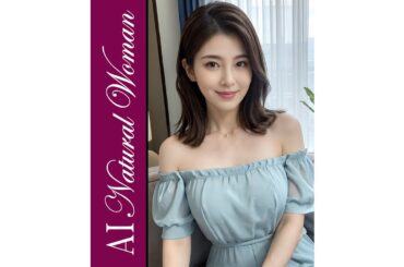 💙 Natural Woman AI 街角女性寫眞館 "青きドレスのSéduction" #ailookbook​ #aigirl​ #aimodel​ #aiart