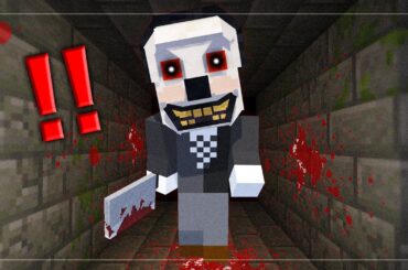 真っ黒なピエロに襲われる！？【マインクラフト・夏コラボ】