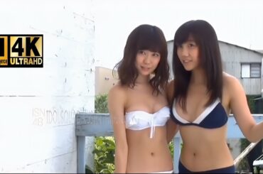 【AI×4K】NMB48薮下柊/渡辺美優紀/ヤングチャンピオンメイキング 60FPS #AI#4K