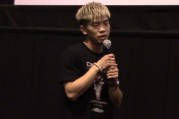 世界4階級制覇 現WBOスーパーフライ級王者 田中恒成選手が急遽登壇！結城貴史さん、 田中恒成さん『DitO』舞台挨拶