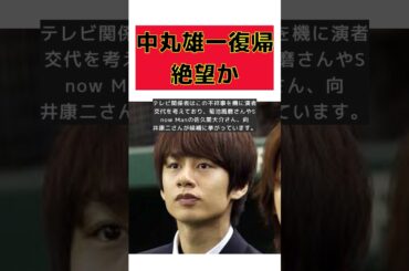 中丸雄一、アパ不倫で活動休止の真相と復帰の行方 #short #不倫 #中丸雄一 #アパ不倫 #活動休止 #笹崎里菜 #演者交代
