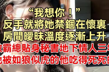 《一不小心成為霸總的地下情人》上集：“我想你！”反手就將她禁錮在懷裏，房間曖昧溫度逐漸上升，做霸總貼身秘書地下情人三年，她被如狼似虎的他吃得死死的