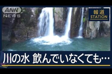 「滝は川の水と違う」細かいミスト吸い込んだか…水遊び後　体調不良100人超に【報道ステーション】(2024年8月22日)