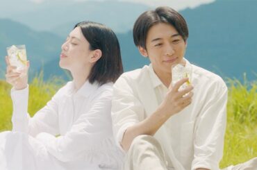 高橋一生＆三吉彩花、初共演　大自然に包まれリフレッシュ　キリンビール「杜の香 ジンソーダ」新CM＆メーキング