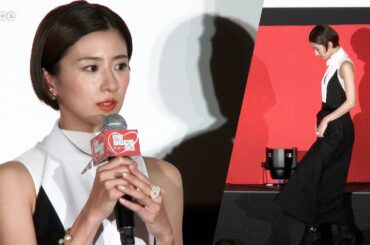 黒島結菜、出産後初の公の場　ノースリドレス姿で美スタイル　劇中から飛び出し婚姻届も：映画『夏目アラタの結婚』ジャパンプレミア