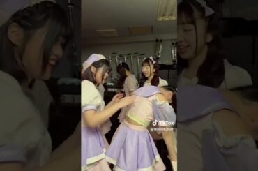 出番前直前のスタラブちゃん🎤緊張で背中叩き合ってるの可愛い、、🥹#スタラブ #スターチスのラブレター #可愛くなれちゃう無限大