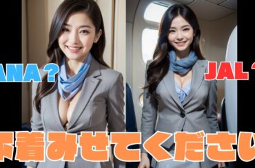 大手航空会社？のCAさんに聞いてみた ！あなたの下着みせてください#ai룩북