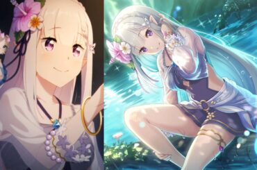 「プリコネR」エミリア（サマー）全4話 (CV：#高橋李依 さん) Emilia Summer Story 「Re:ゼロから始める異世界生活」X「プリンセスコネクト！Re:Dive」