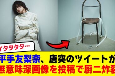 平手友梨奈、Xに唐突投稿するも厨二病炸裂しすぎて痛々しい…とファンからドン引きされるwwww【2chまとめ】【2chスレ】【5chスレ】