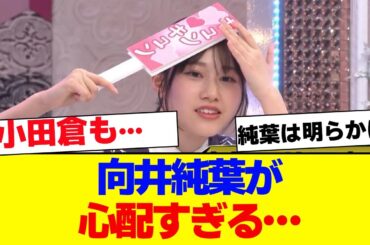 【櫻坂46】向井純葉と小田倉麗奈が心配すぎる…【#そこ曲がったら櫻坂 #自業自得  #三期生 #ミーグリ #オタの反応集 】