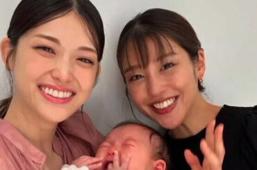 岡副麻希アナの愛娘を「同級生」松村沙友理が抱っこ「素敵！胸熱！」「３ショットかわいい」とファン歓喜