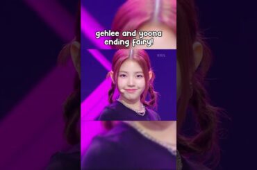 Gehlee and Yoona Ending Fairy! - 240830 #unis #gehlee #yoona