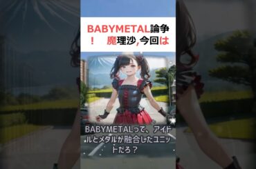 BABYMETAL論争！魔理沙,今回はBABYMETALについて解説する… #shorts 601