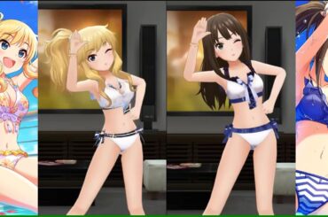 【オリジナル水着】「One Life」（大槻唯、渋谷凛）／フォトスタジオ【デレステ 3DMV】