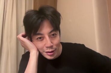 台風で福岡のイベントが中止になったので、ホテルから生配信