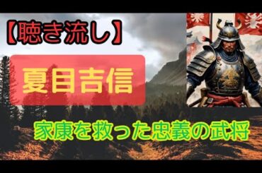 夏目吉信：三方ヶ原の戦いで殉職した忠臣の物語