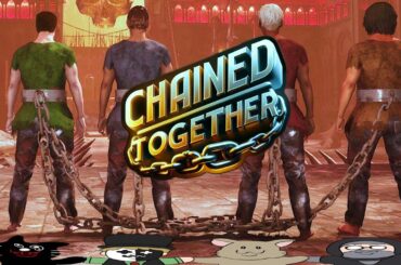 4人が鎖でつながれた状態で頂上を目指す友情崩壊ゲーム『 Chained Together 』