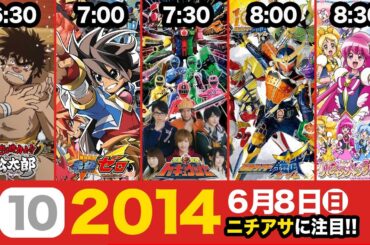 【戦隊,ライダー,プリキュア】2014日のニチアサに注目!!/2014年6月8日(日曜)