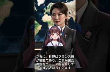 【女子アナウンサーに関する面白雑学】杉野真実   日本テレビのアナウンサーで、特技はクラシックバレエ。フランス語が堪能で、国際ニュースも担当た