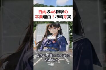 日向坂46 衝撃の卒業理由！柿崎芽実の真実を暴く！魔理沙,今回は日向坂4… #shorts 95