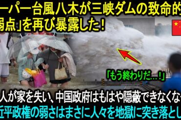 【海外の反応】三峡ダムは警戒中！中国政府の誤った政策により3億人が悲惨な運命をたどった。