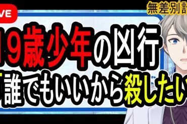 【中国人の少年】突然女性を刃物でメッタ刺し…19歳少年はこれからどうなるのか解説する【Vtuber解説】