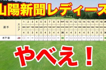 渋野日向子も興奮！木下彩-12【国内女子ゴルフ ステップアップツアー第12戦】山陽新聞レディースカップ最終日の結果