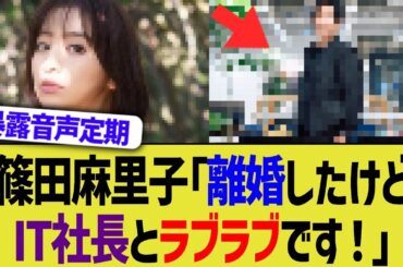 篠田麻里子「離婚後にIT社長と交際できたよ」→炎上www