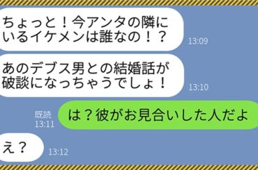 【LINE】社長息子と結婚した姉を溺愛する母親に無理矢理デブス男とお見合いをさせられた私。母親「金持ちだから見た目は我慢しろw」→嫌がらせのつもりが予想外の展開にwww【総集編】