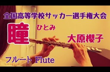 瞳/大原櫻子『全国高等学校サッカー選手権大会』応援歌【フルートで演奏してみた】"Hitomi" Sakurako Ohara 2015年 亀田誠治 作曲