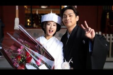柳楽優弥＆黒島結菜、袴＆白無垢“結婚ショット”初解禁　『夏目アラタの結婚』オフショット