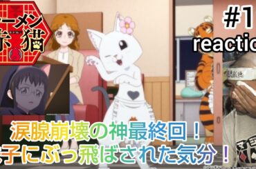 ラーメン赤猫 12話 リアクション 【涙腺崩壊の神最終回！最高でした！】 Rāmen Aka Neko ep12 reaction 同時視聴 反応 #ラーメン赤猫