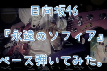 日向坂46『永遠のソフィア』ベース弾いてみた。
