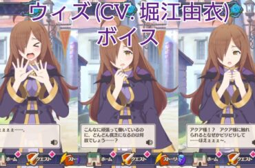 【このファン】ウィズ (CV. 堀江由衣) ボイス