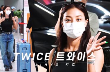 240912 지효 JIHYO TWICE(트와이스) 일본 일정 마치고 귀국 arrival 4K