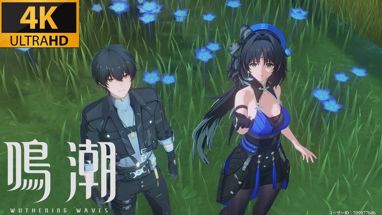 【鳴潮】秧秧（ヤンヤン）デートシーンwith 男漂泊者【4K60FPS】