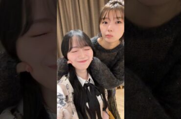 守屋麗奈 藤吉夏鈴 れなちゃんを愛でるかりんちゃん♪♪れなかりん sakurazaka46_TikTok