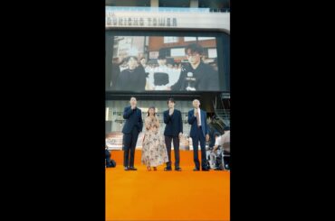 映画『ラストマイル』オレンジカーペットコメント動画（満島ひかり＆岡田将生＆大倉孝二＆酒向芳）