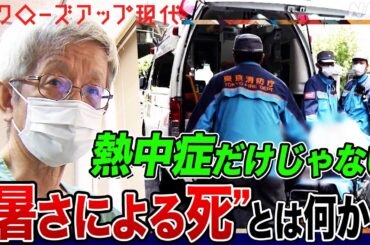 暑さでうつ病が悪化する例も… 熱中症死者数の7倍もの人が“暑さによって死亡”している？『気候変動関連死』とは何か(語り:小松未可子) 【クロ現】| NHK