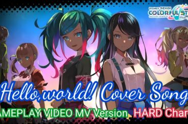 【プロセカ PJ:SEKAI】 Hello,world! (Game Size Version) / Leo/need × 初音ミク【プレイ動画】【2DMV】【HARD】 #プロセカ #pjsekai