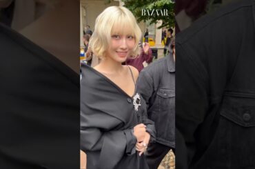 オニツカタイガーのショー会場で、アンバサダーを務めるTWICEのMOMOをキャッチ🤍✨ #모모 #MOMO #モモ #TWICE #트와이스 #미사모 #MISAMO